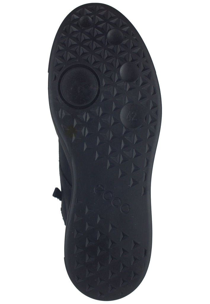 ecco Sneaker Glattleder Schwarz Warmfutter