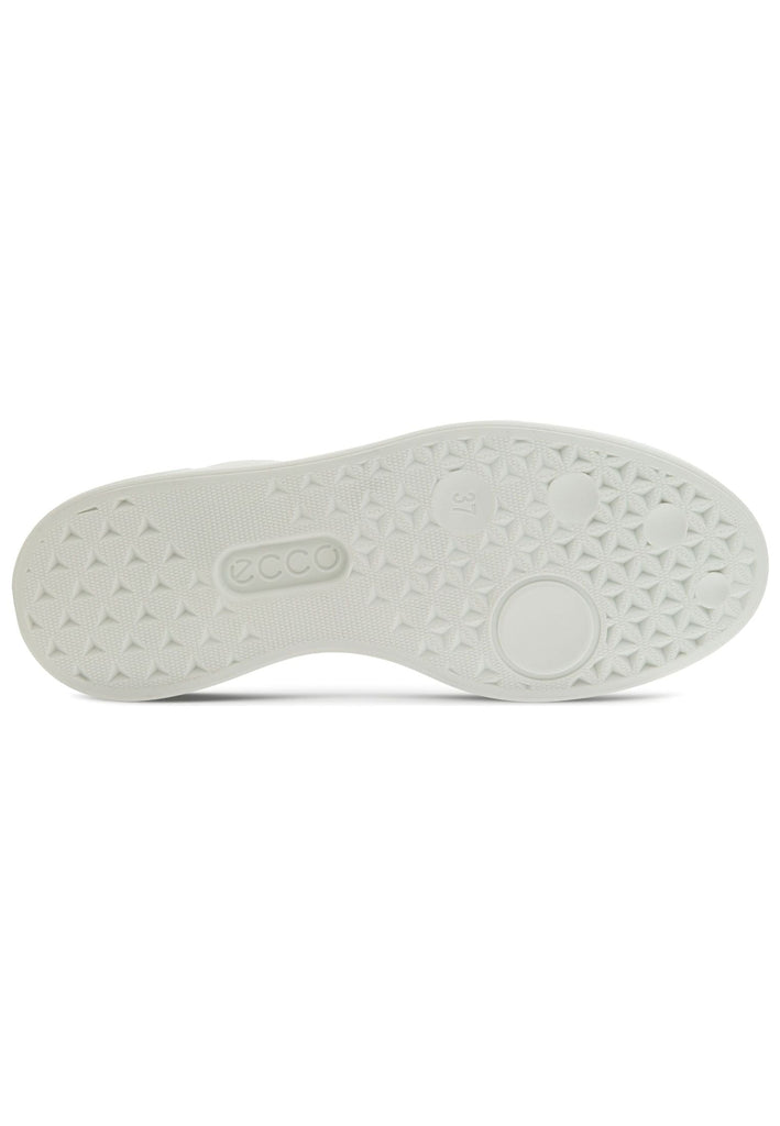 ecco Sneaker Glattleder Weiß Kombi