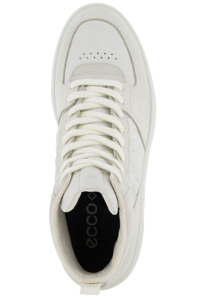 ecco Sneaker Glattleder Weiß Kombi