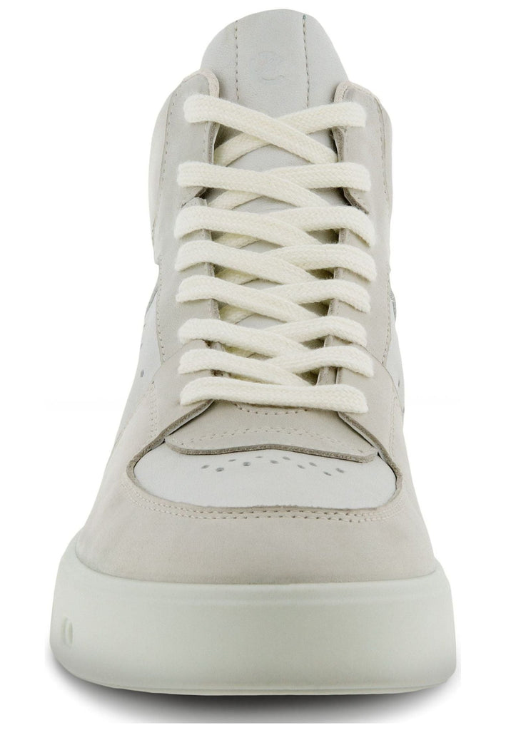ecco Sneaker Glattleder Weiß Kombi
