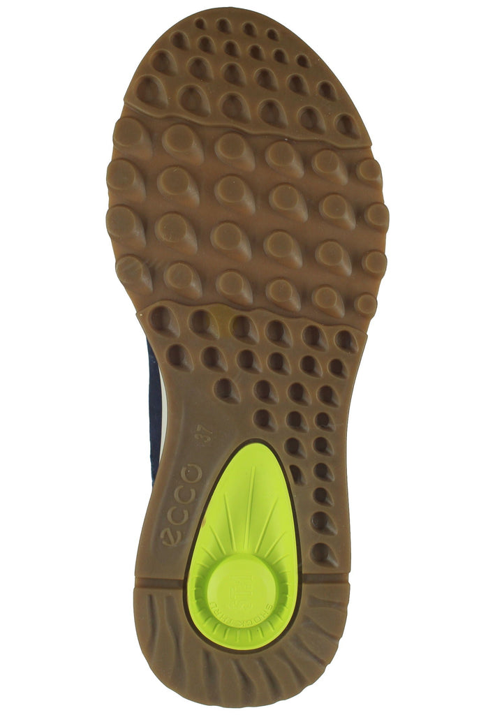 ecco Sneaker Leder Blau/Weiß