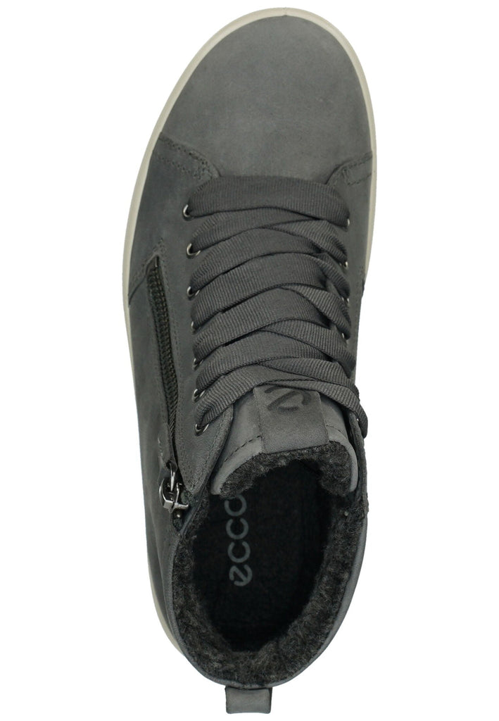 ecco Sneaker Leder Grau Warmfutter
