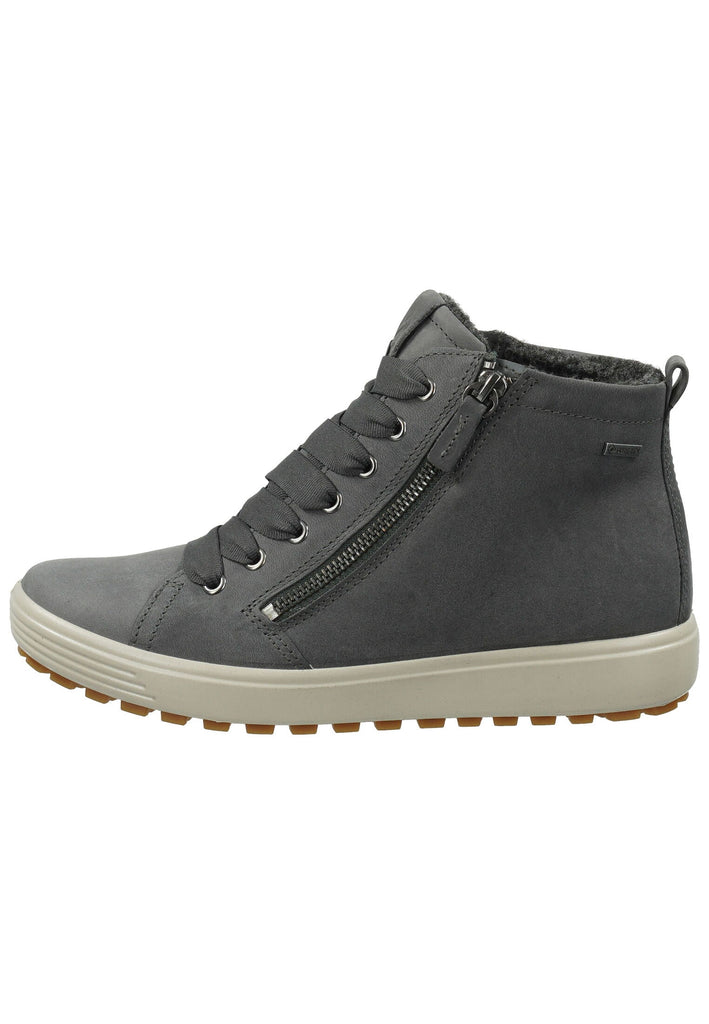 ecco Sneaker Leder Grau Warmfutter