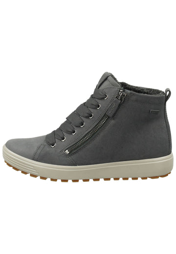 ecco Sneaker Leder Grau Warmfutter