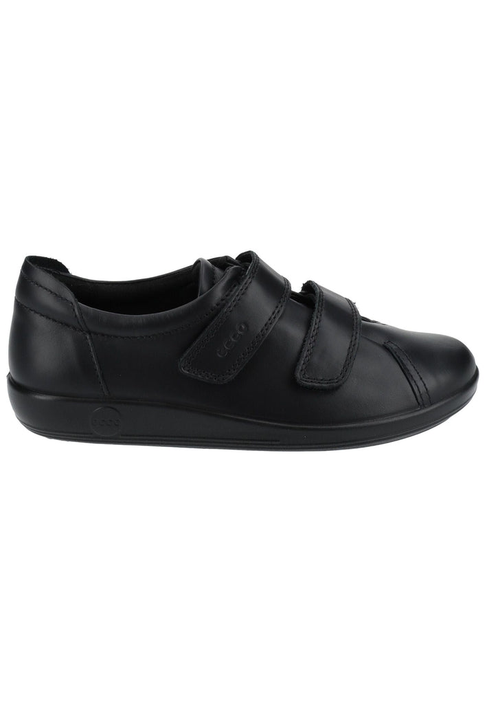 ecco Sneaker Leder Schwarz