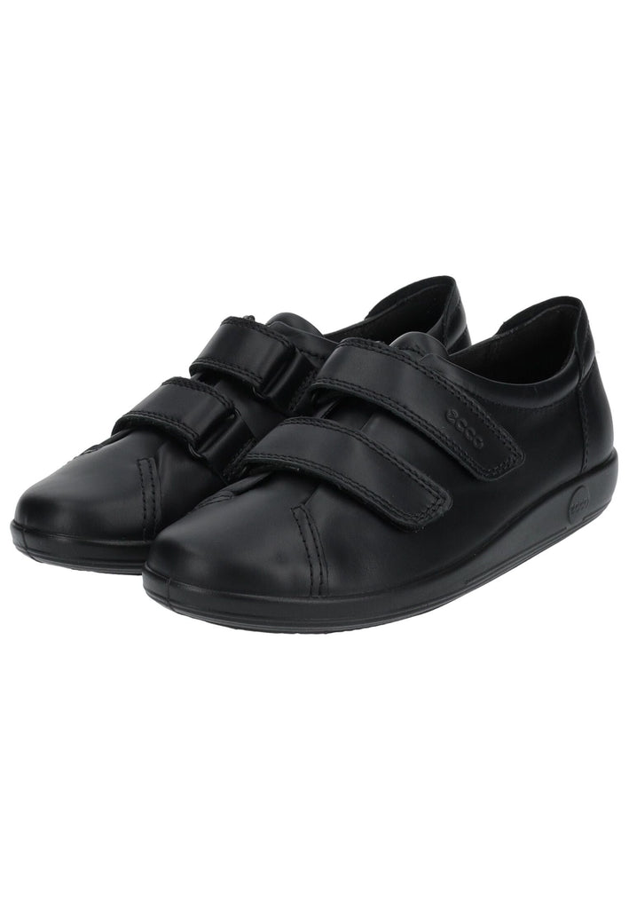ecco Sneaker Leder Schwarz