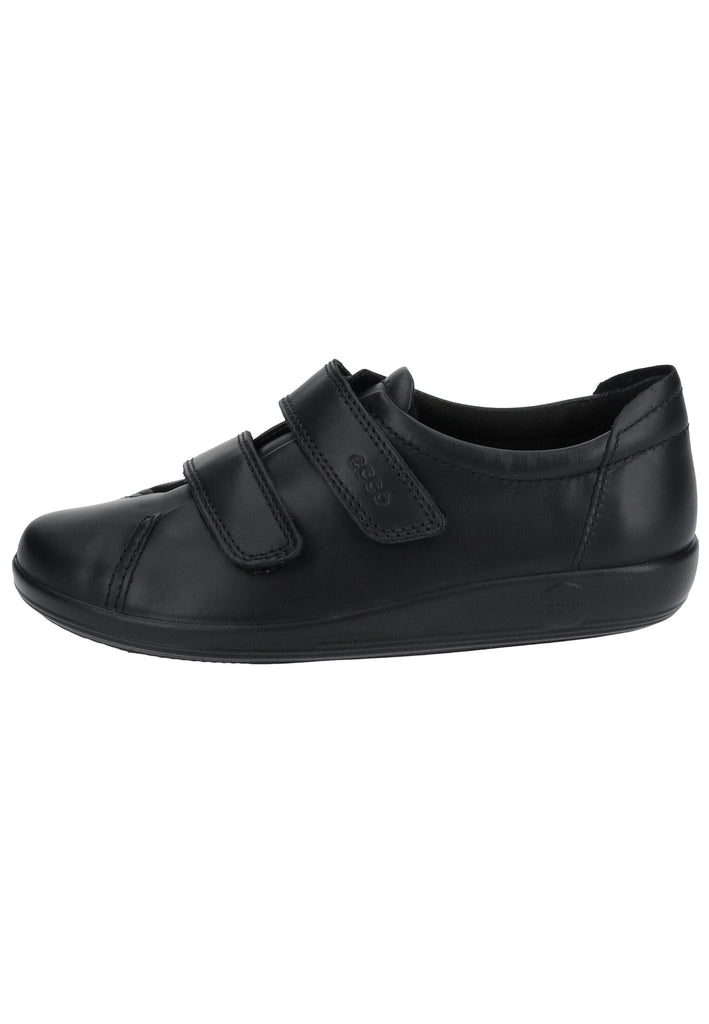 ecco Sneaker Leder Schwarz