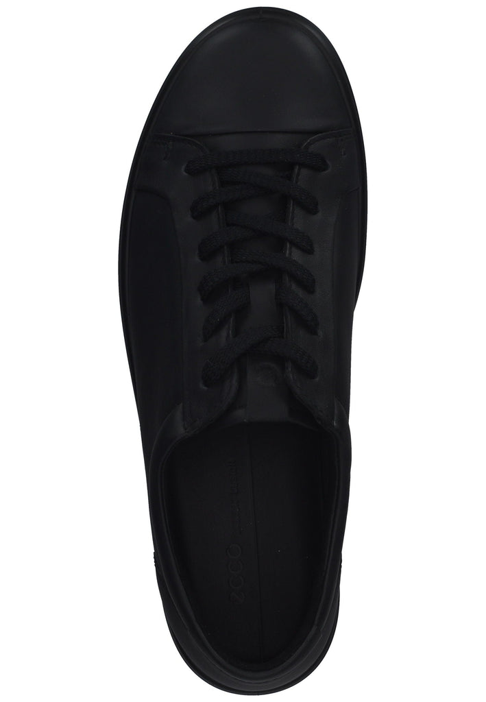 ecco Sneaker Leder Schwarz