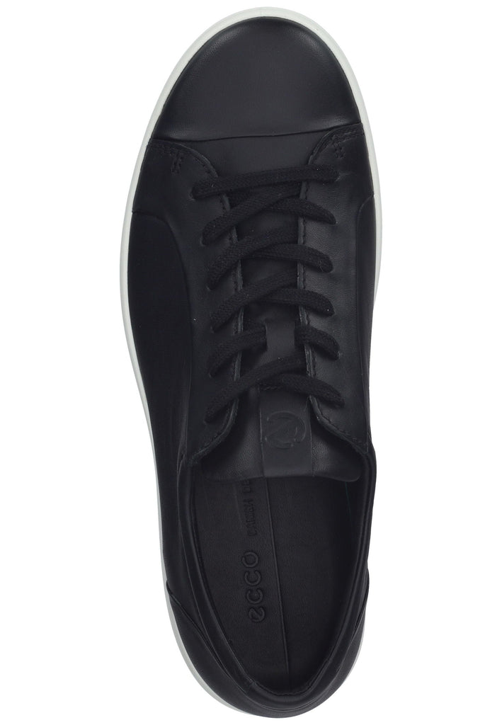ecco Sneaker Leder Schwarz