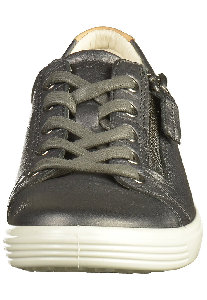 ecco Sneaker Leder Schwarz