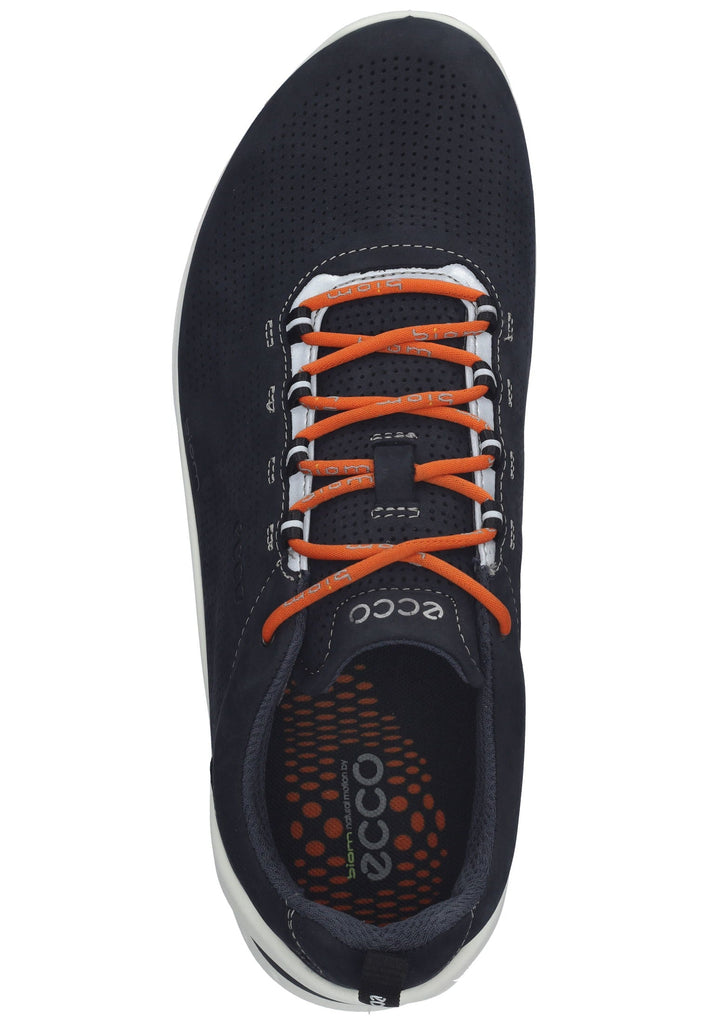 ecco Sneaker Leder Schwarz/Orange