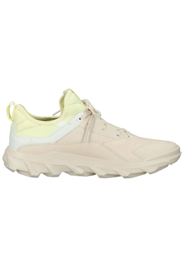 ecco Sneaker Leder/Textil Beige/Gelb