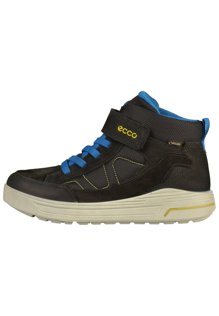 ecco Sneaker Leder/Textil Schwarz