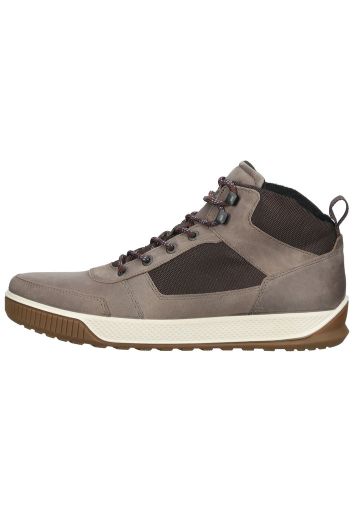 ecco Sneaker Leder/Textil Taupe/Braun
