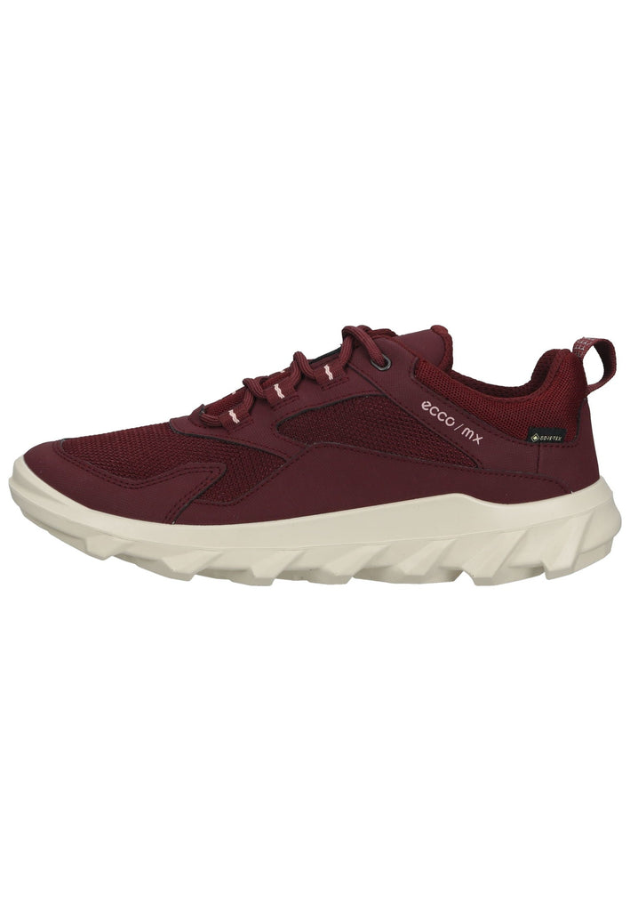 ecco Sneaker Lederimitat Bordeaux