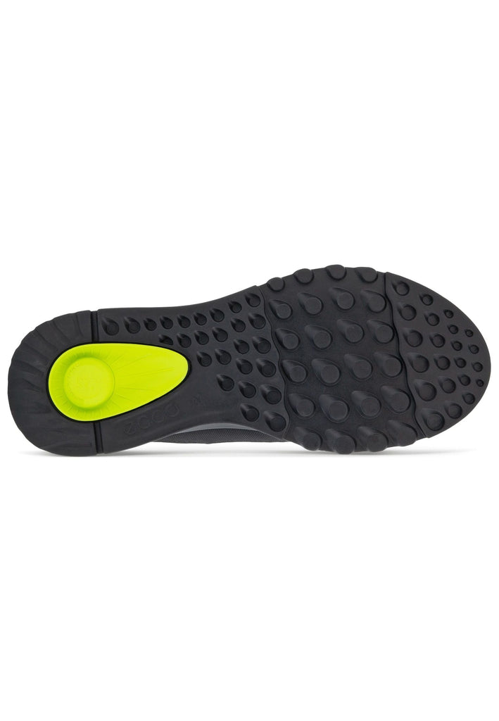 ecco Sneaker Lederimitat Schwarz