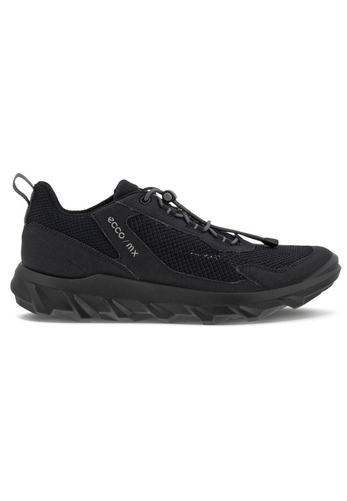 ecco Sneaker Lederimitat Schwarz