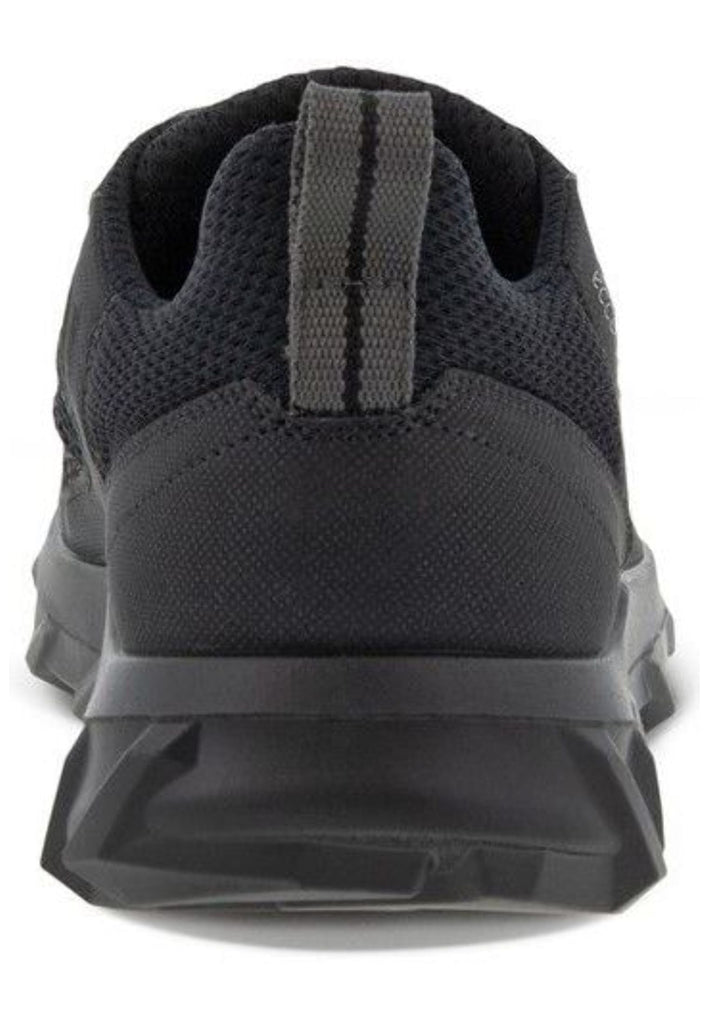 ecco Sneaker Lederimitat Schwarz