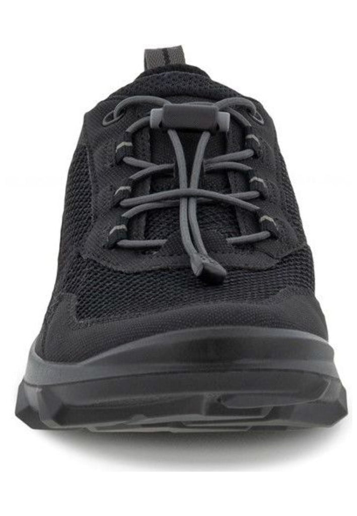 ecco Sneaker Lederimitat Schwarz