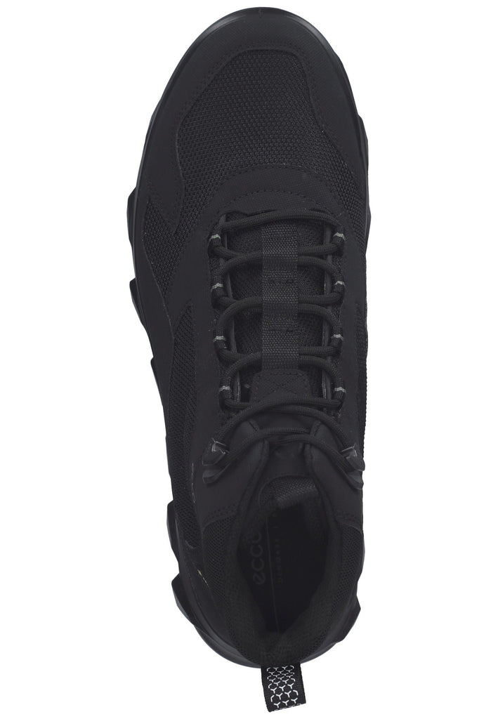 ecco Sneaker Lederimitat Schwarz