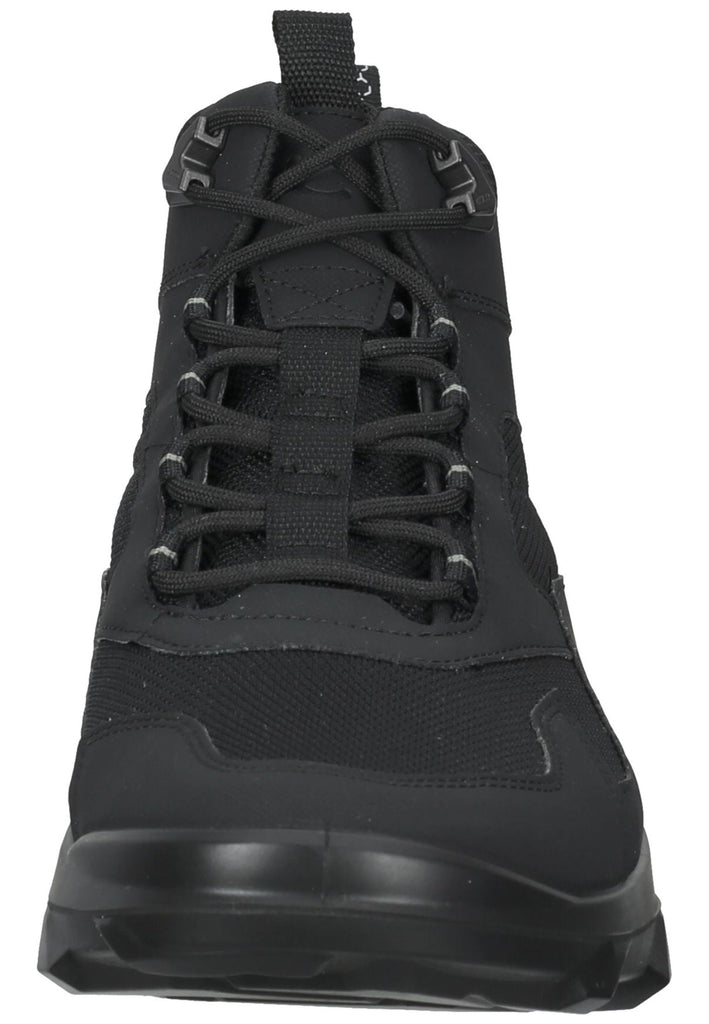 ecco Sneaker Lederimitat Schwarz