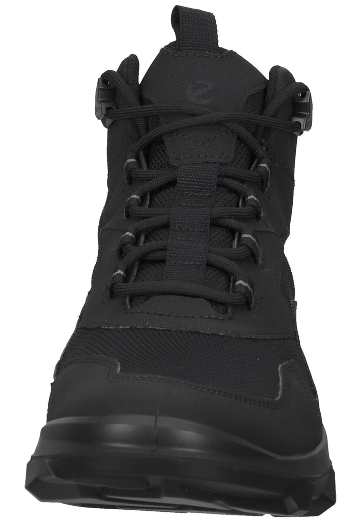 ecco Sneaker Lederimitat Schwarz