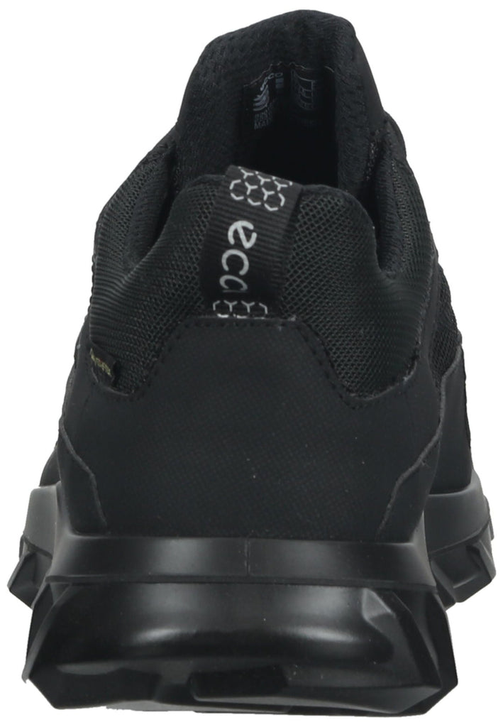 ecco Sneaker Lederimitat Schwarz/Schwarz