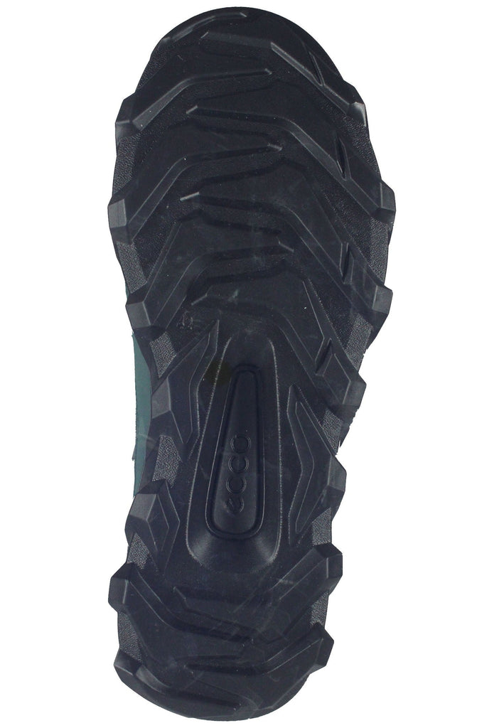 ecco Sneaker Lederimitat Schwarz/Schwarz