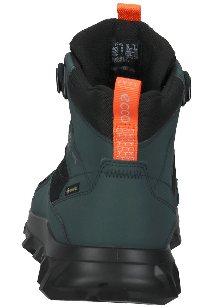 ecco Sneaker Lederimitat Schwarz/Schwarz