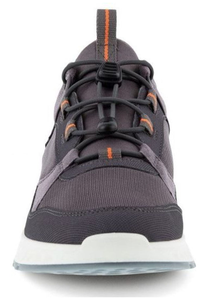 ecco Sneaker Lederimitat/Textil Grau