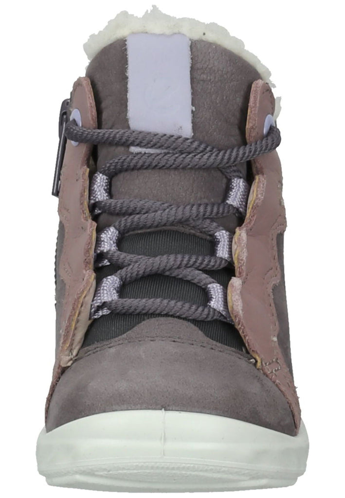 ecco Sneaker Nubukleder Grau/Rosa