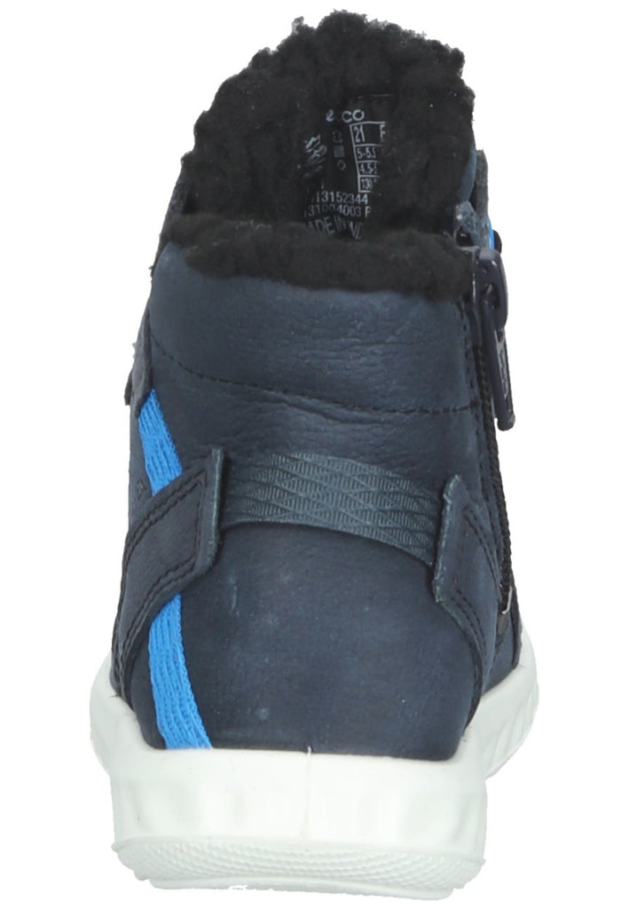 ecco Sneaker Nubukleder Nachtblau Warmfutter