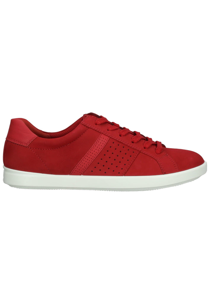 ecco Sneaker Nubukleder Rot
