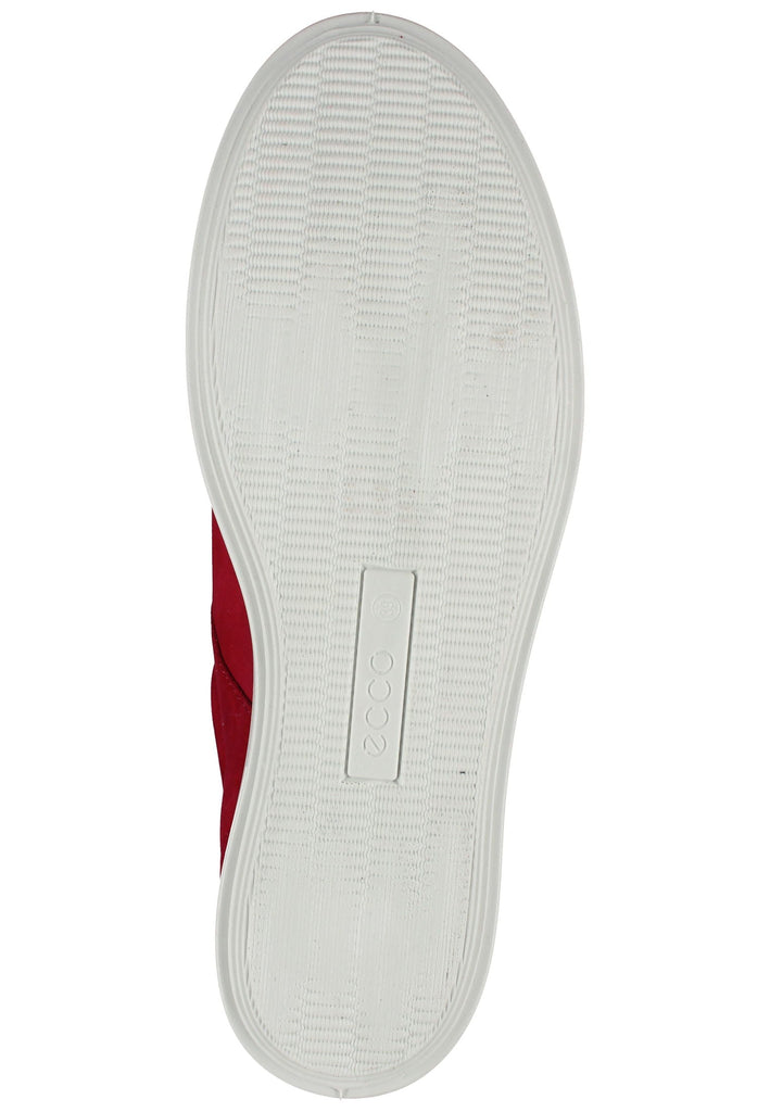 ecco Sneaker Nubukleder Rot
