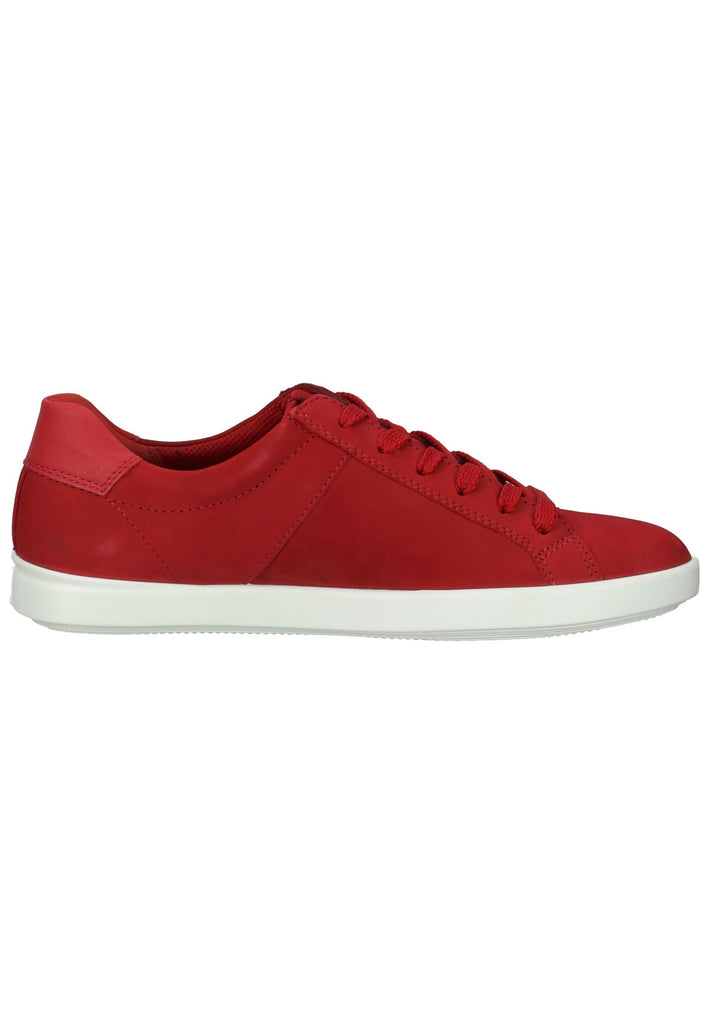 ecco Sneaker Nubukleder Rot