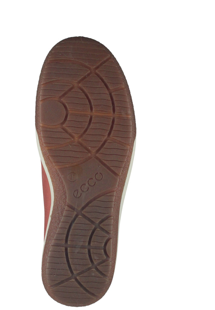 ecco Sneaker Nubukleder Rot