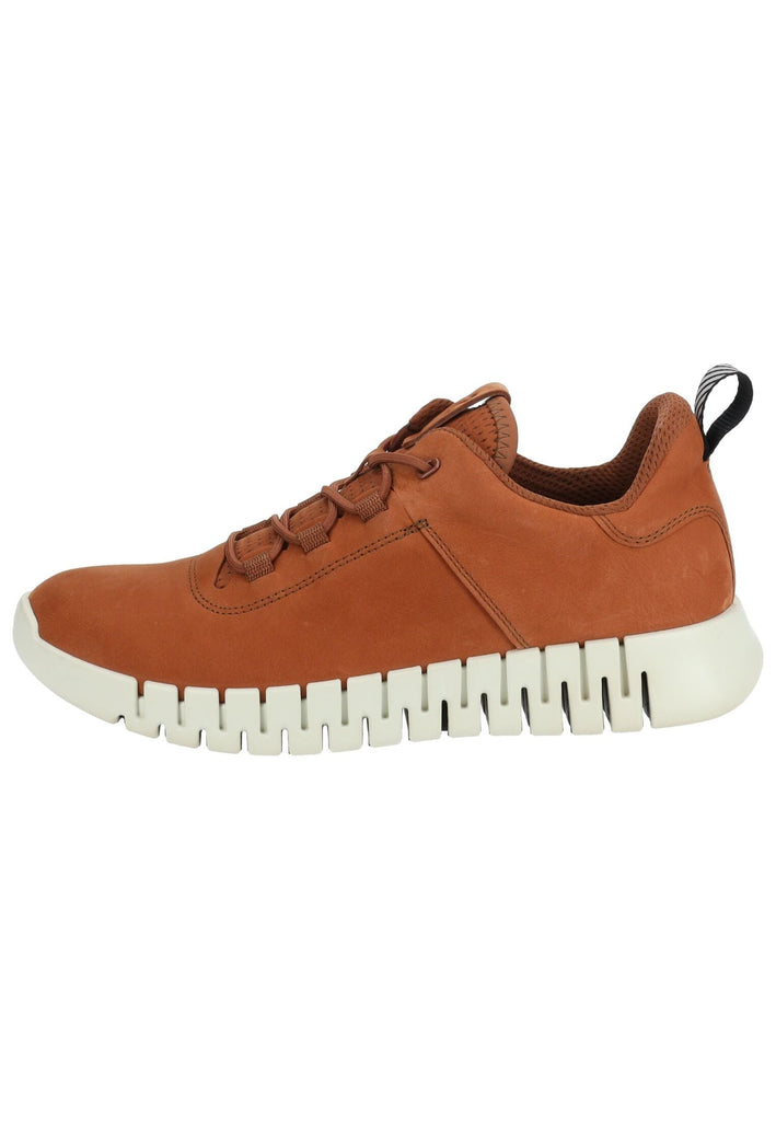 ecco Sneaker Nubukleder Rotbraun