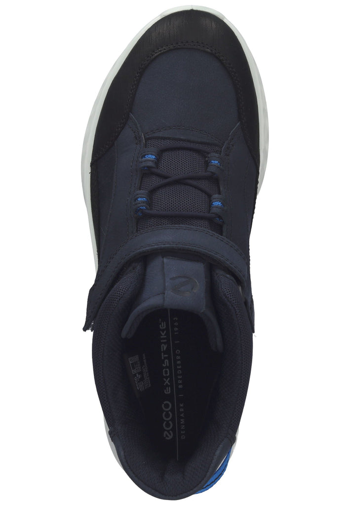 ecco Sneaker Nubukleder Schwarz/Blau