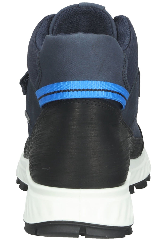 ecco Sneaker Nubukleder Schwarz/Blau