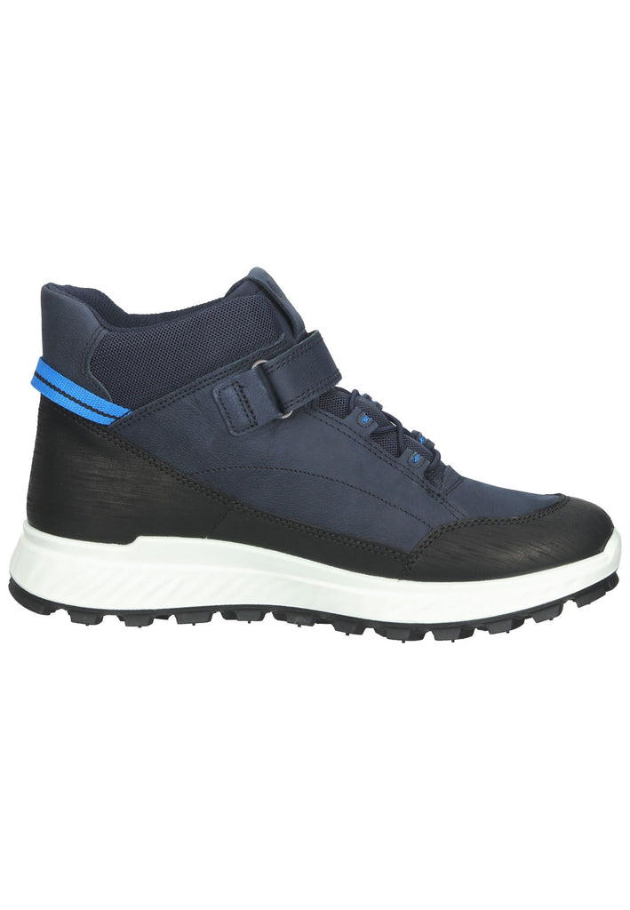 ecco Sneaker Nubukleder Schwarz/Blau