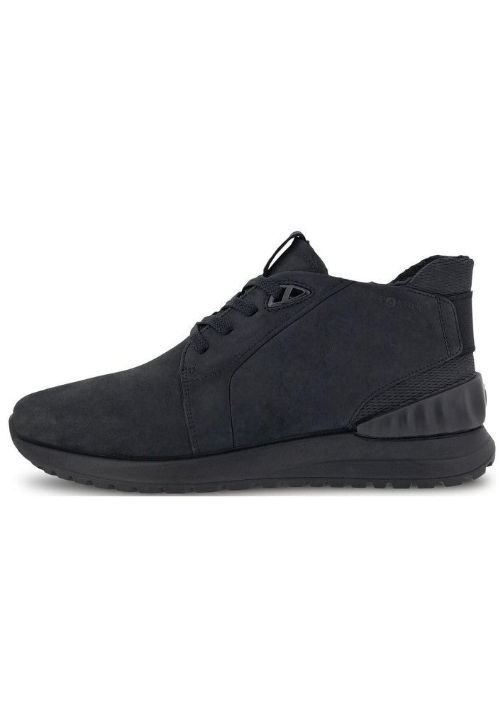 ecco Sneaker Nubukleder Schwarz Warmfutter