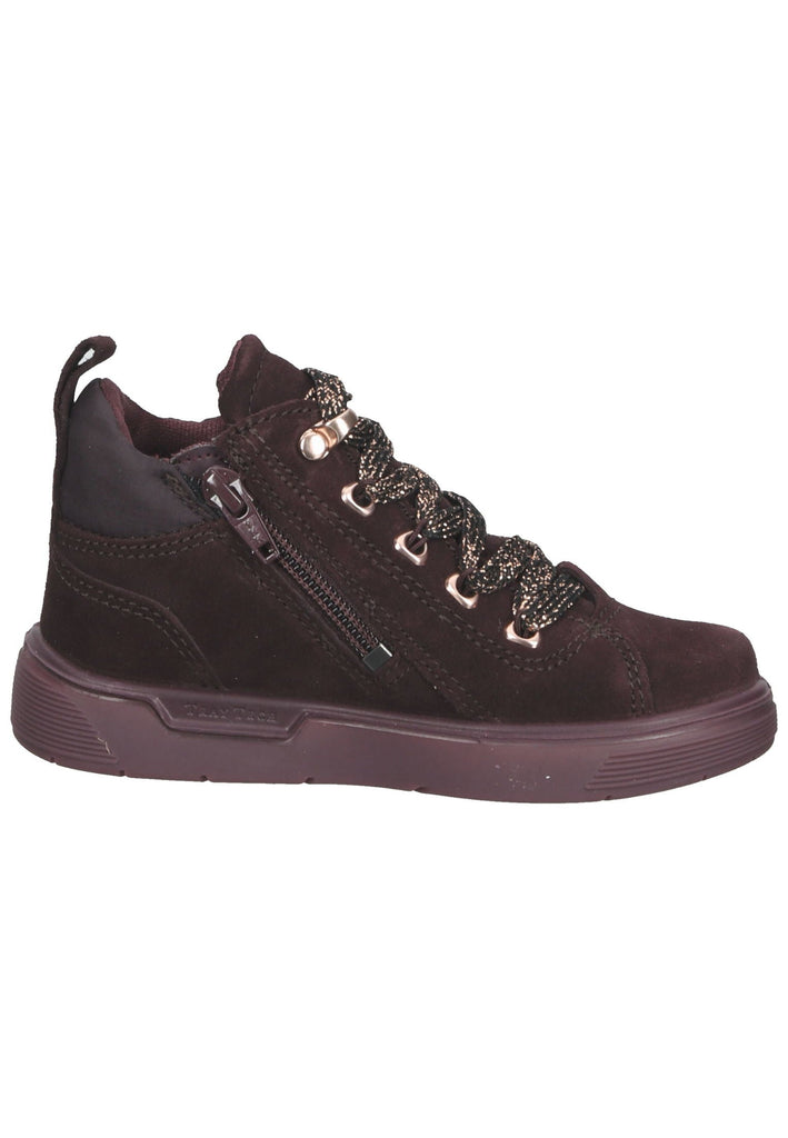ecco Sneaker Veloursleder Dunkelrot