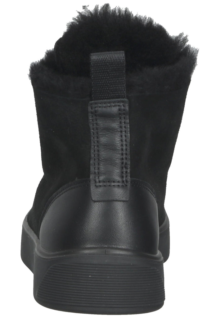ecco Sneaker Veloursleder Schwarz Warmfutter