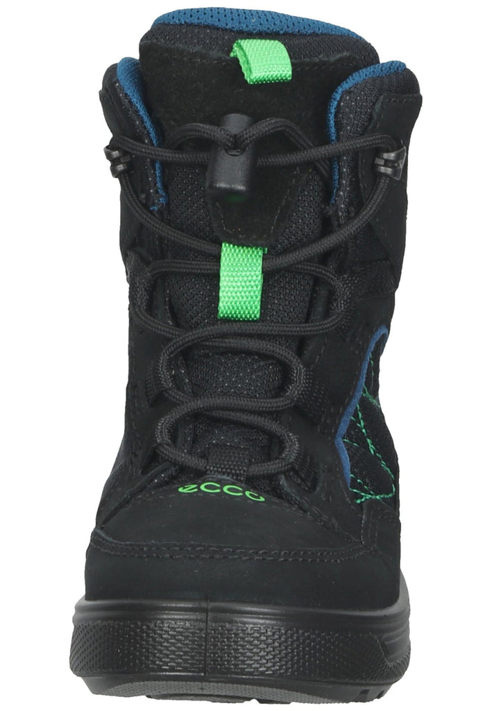 Stiefel ecco Stiefel Nubukleder/Textil Schwarz/Grün Warmfutter