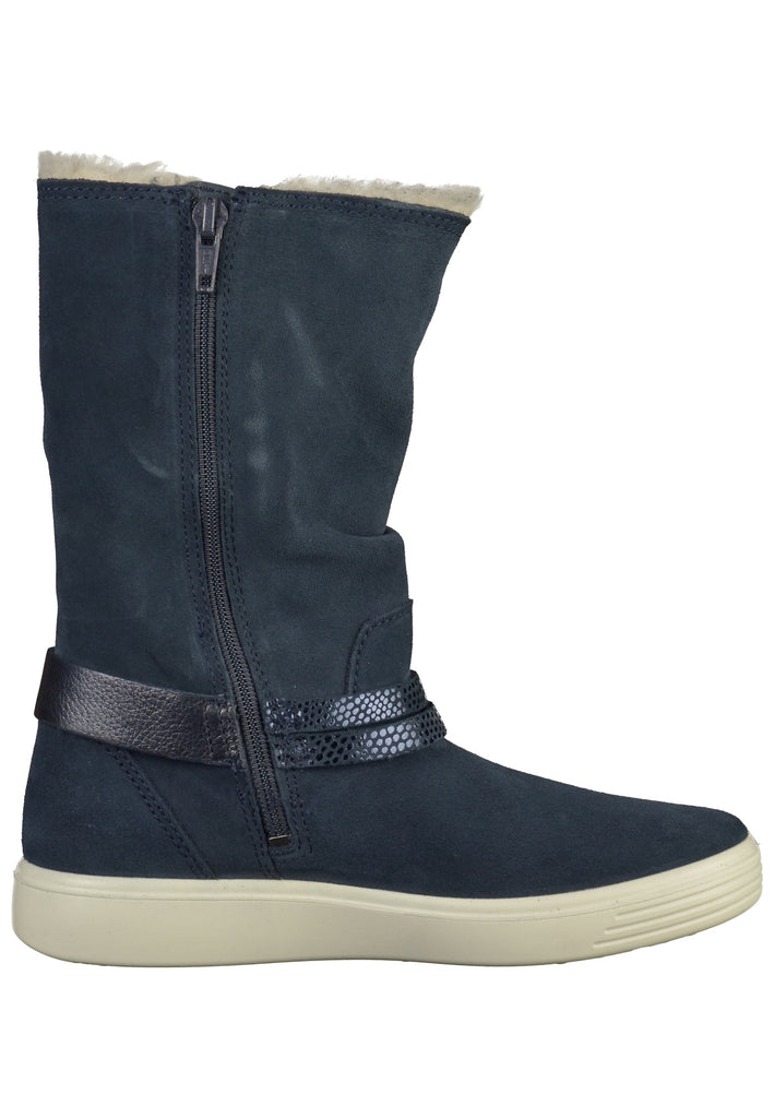 ecco Stiefel Leder Marine