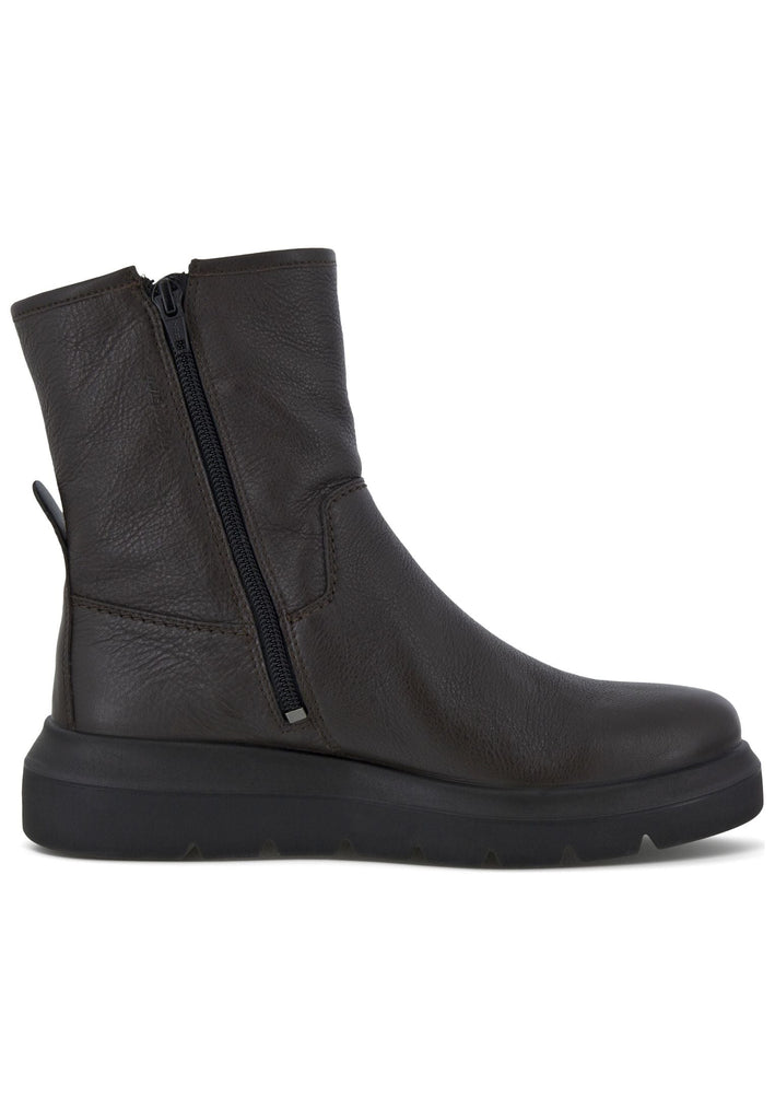 ecco Stiefelette Glattleder Braun