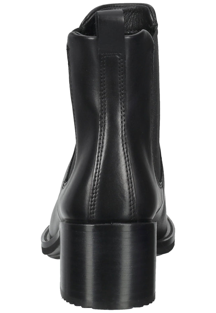 ecco Stiefelette Glattleder Schwarz