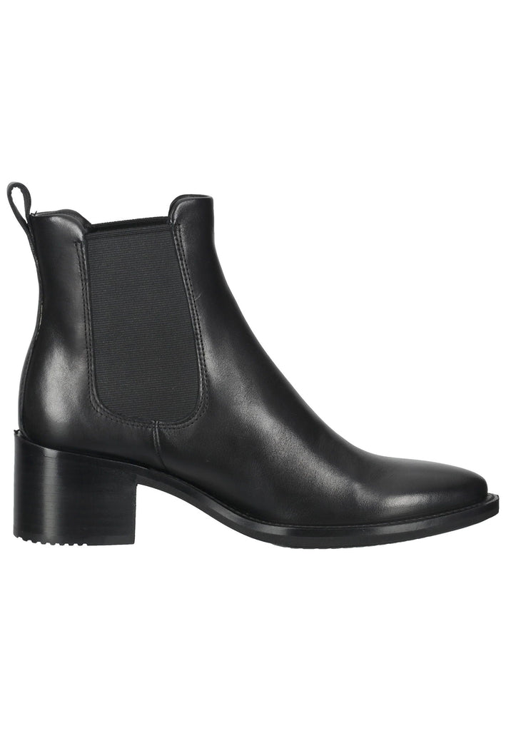 ecco Stiefelette Glattleder Schwarz