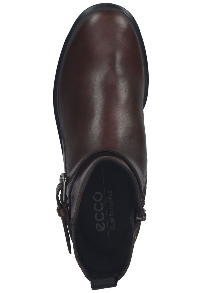 ecco Stiefelette Leder Dunkelbraun