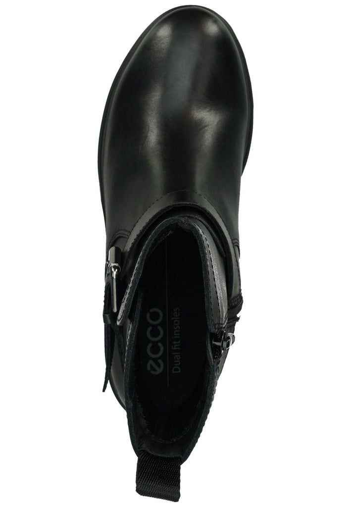 ecco Stiefelette Leder Schwarz